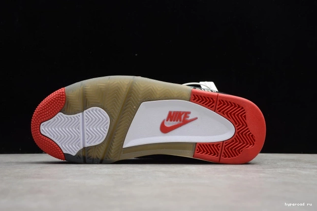 Jordan Retro Off CV9388-001 Bred Air 4 White x 0825